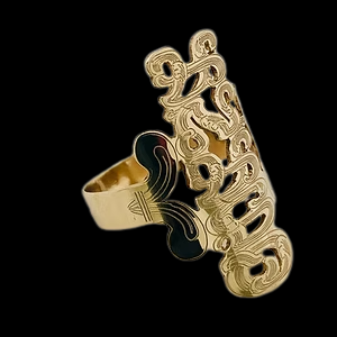 1 INCH 3 INITIAL DROP RING