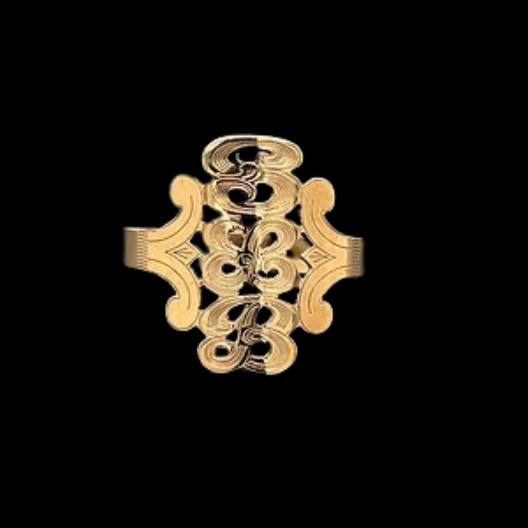 10K-YG MONOGRAM RING
