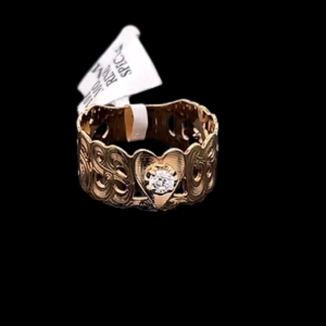 10K-YG MONOGRAM RING