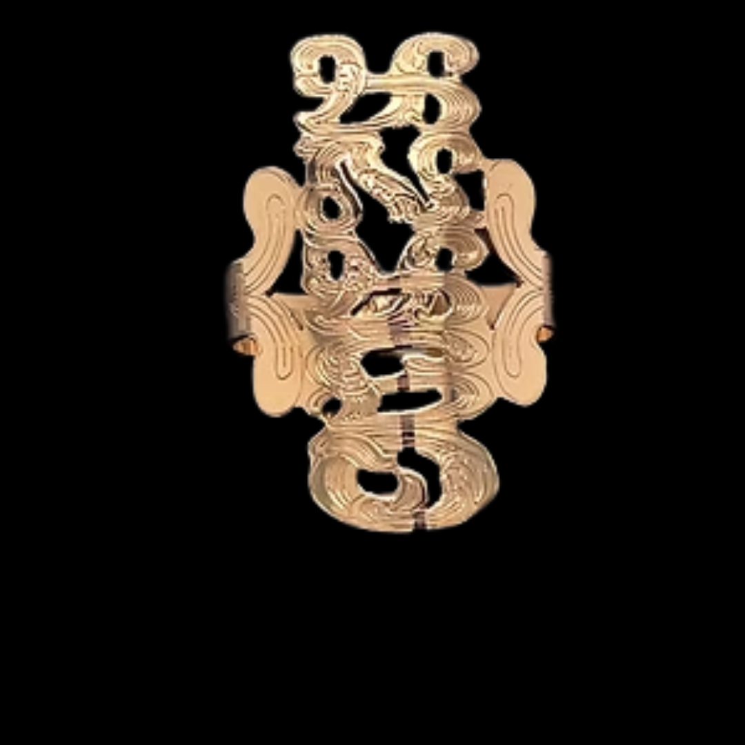 10K-YG 5C-SIZE MONOGRAM