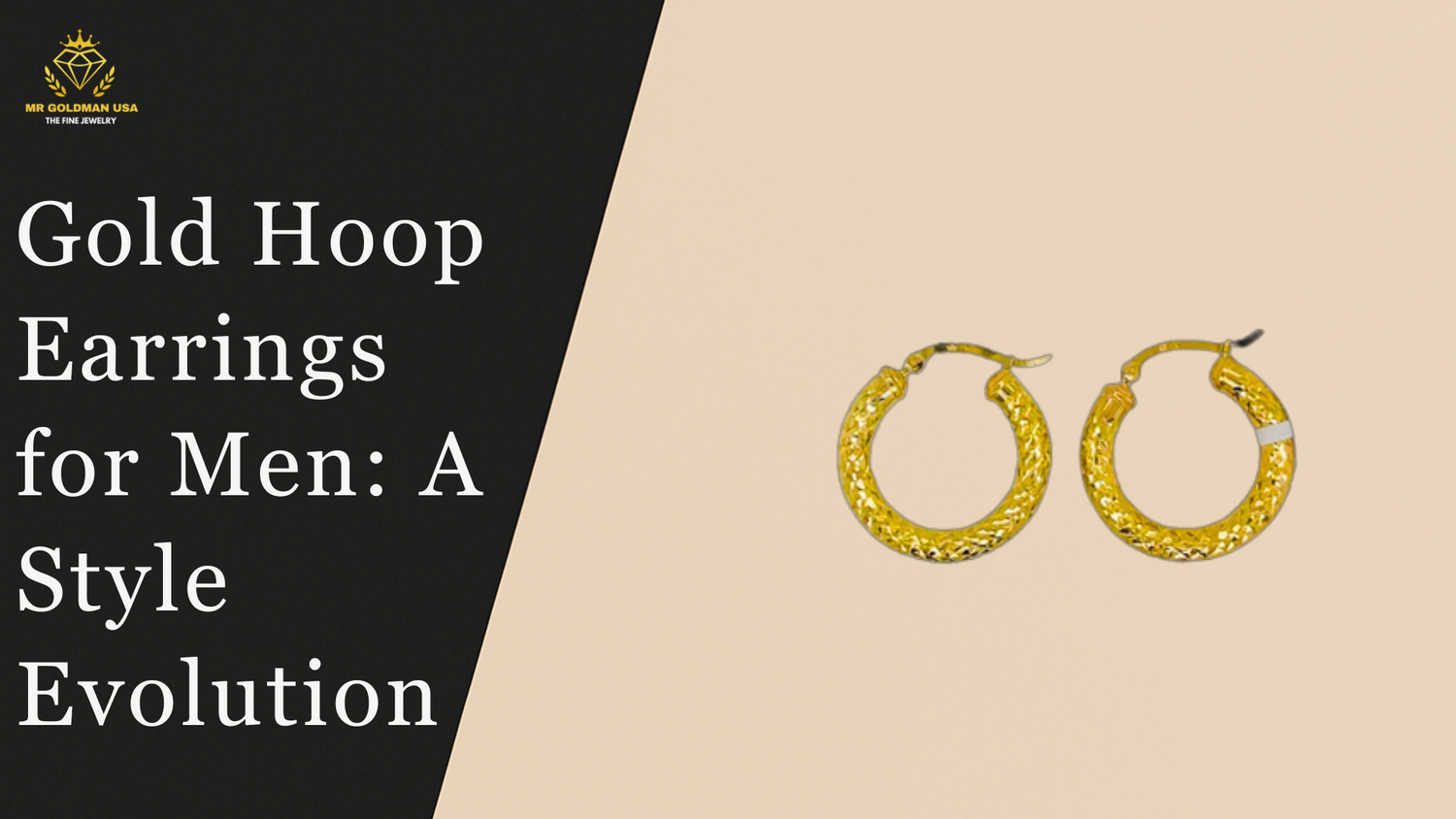 History of Men- Gold Hoop Earrings: A Style Evolution