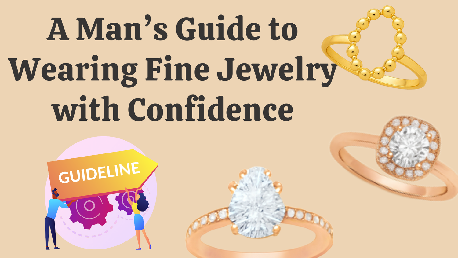 How a man can wear fine jewelry with style