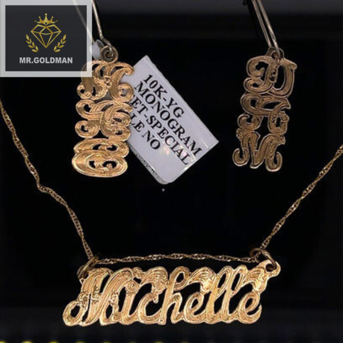 3 Initials 1 Monogram set