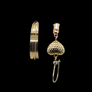 14k yellow gold female earrings