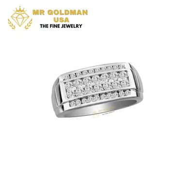 14K 1.00Ct Diam Men&Comma;S Band