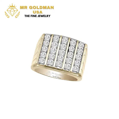 14K 2.00Ct Diam Men&Comma;S Ring
