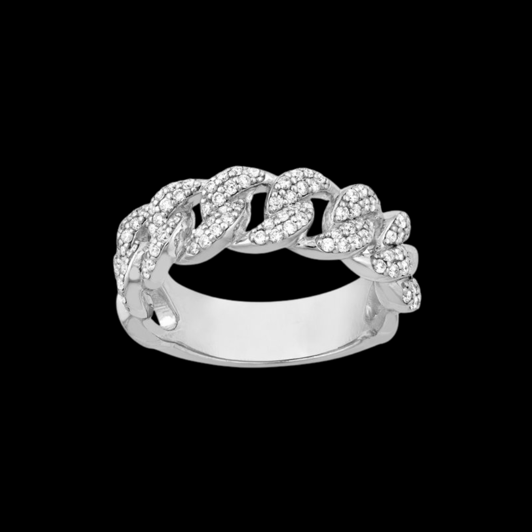 Midas Chain 3/4tcw Round Stone Ring