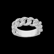 Midas Chain 3/4tcw Round Stone Ring