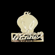 GOLD TWEETY EARRINGS