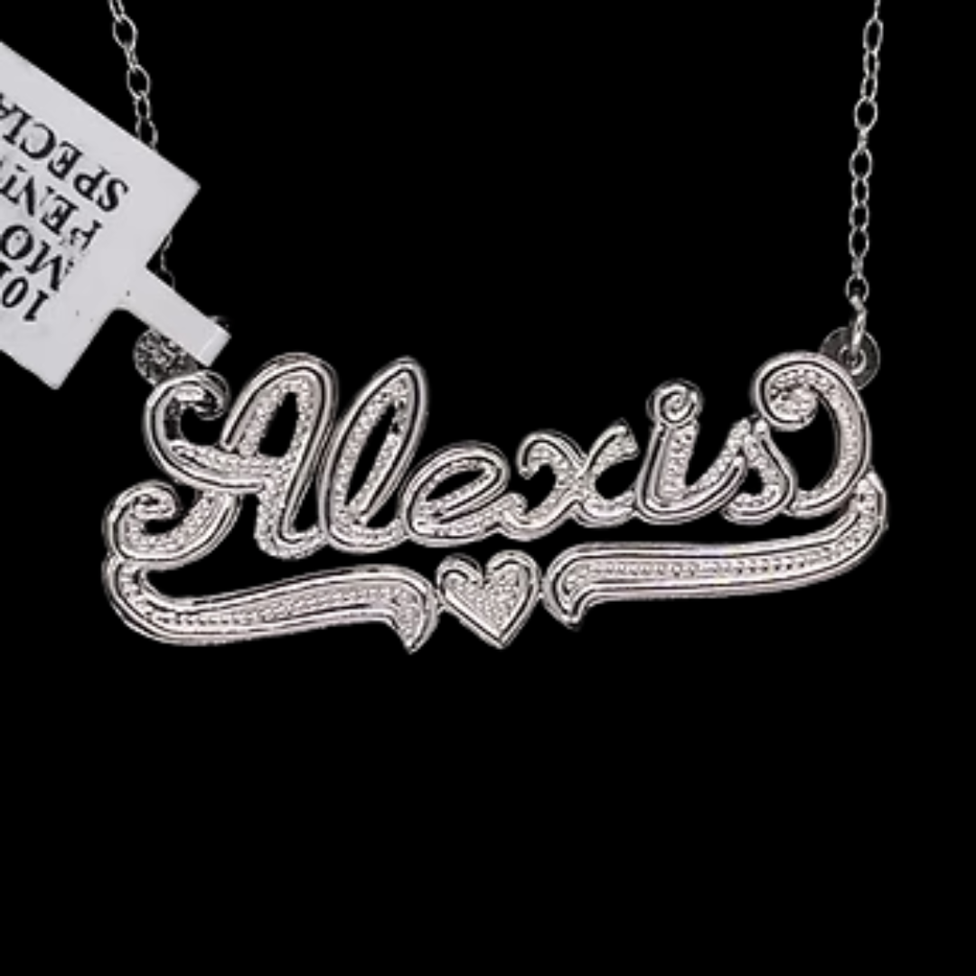 10K-YG MONOGRAM PENDANT