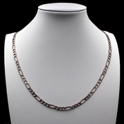 10K 5.5MM YELLOW GOLD SOLID FIGARO 16" CHAIN NECKLACE