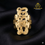 10K-YG MONOGRAM RING