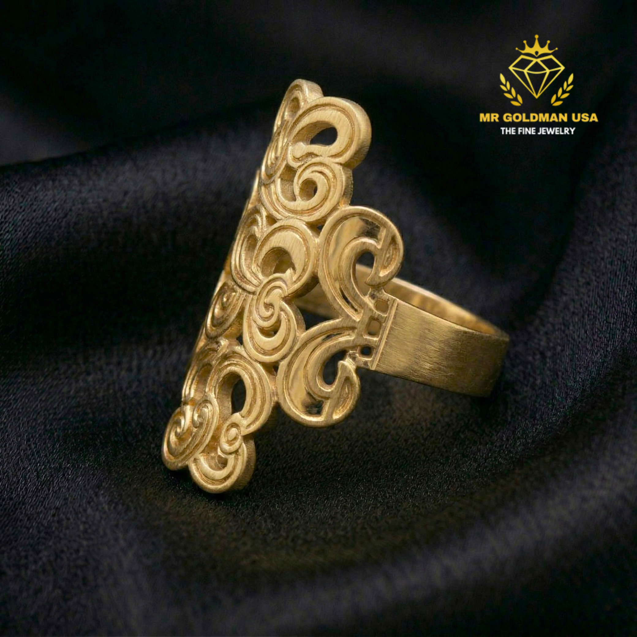 10K-YG MONOGRAM RING