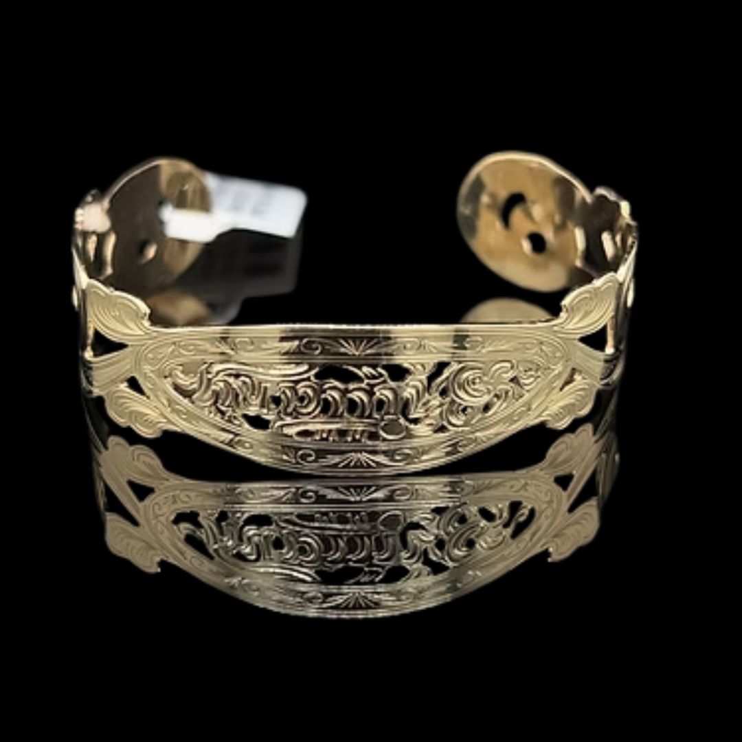 10K-YG MONOGRAM BRACELET