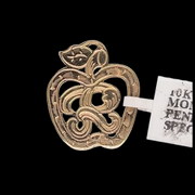 10K-YG MONOGRAM PENDANT