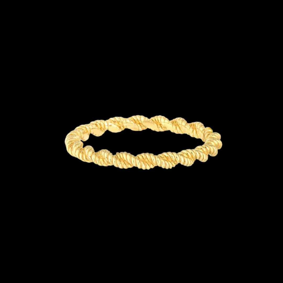 Midas Chain Cable Pattern Ring Band