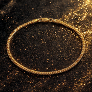 10K 6MM YELLOW GOLD SOLID DC ROPE 16" CHAIN NECKLACE