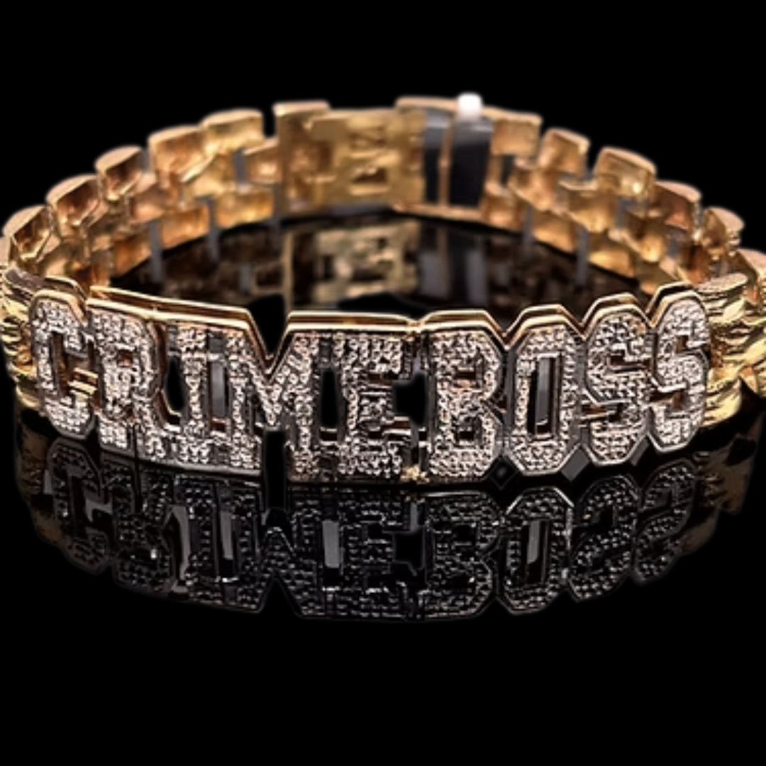 10K YG DIAMOND MEN BRACELET