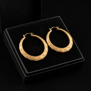 10K Gold New Orleans Old School Hoops — Bow Dollar