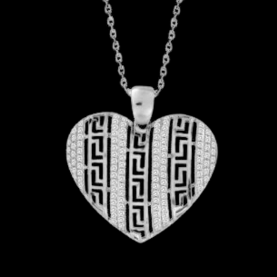10K YELLOW GOLD DIAMOND PENDANT WITH 0.75CT DIAMONDS