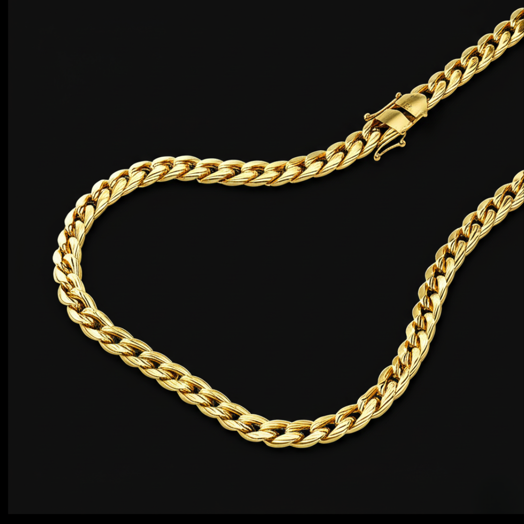 10K YELLOW GOLD  MIAMI CUBAN LINK CHAIN