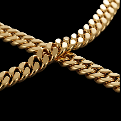 14K YELLOW GOLD SOLID MIAMI CUBAN LINK CHAIN