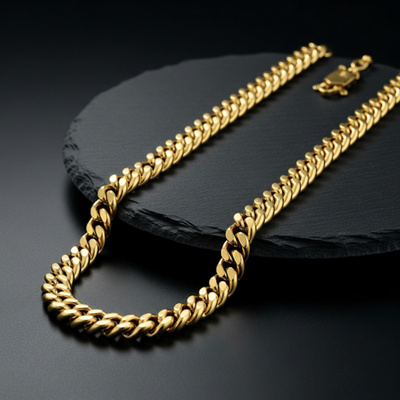 14K YELLOW GOLD CUBAN LINK CHAIN