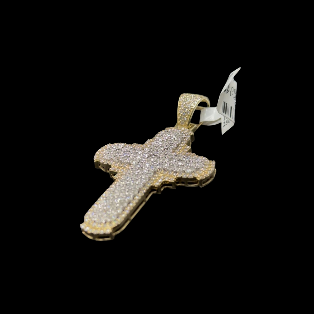 10K YELLOW GOLD DIAMOND INITIAL PENDANTS WITH 0.30CT DIAMONDS