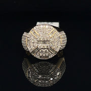 10K-YG 1.70CT-DIAMOND MENS-RING