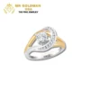 14K 0.13Ct Diam Semi Mount