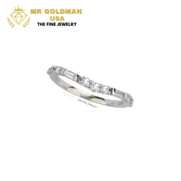 14K 0.33Ct Diamond Band