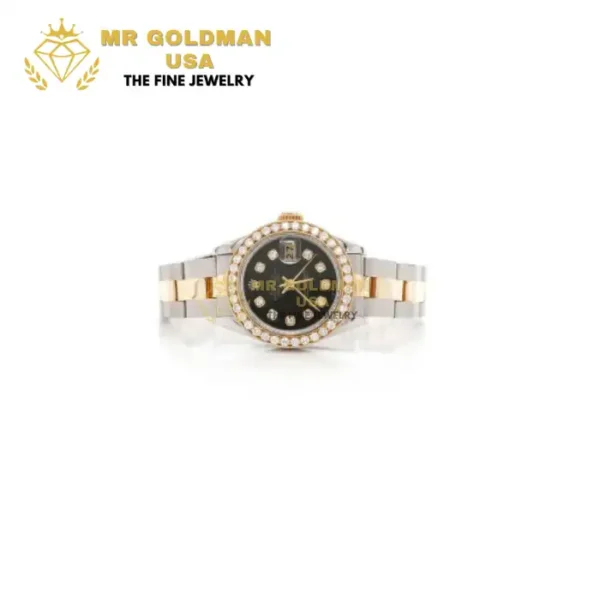 Custom Diamond Rolex 26mm Two-Tone Datejust Rolex