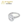 Lab Grown Diamond Halo Engagement Ring