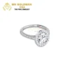 Lab Grown Diamond Halo Engagement Ring (2)