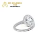 Lab Grown Diamond Halo Engagement Ring (3)