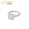 Lab Grown Diamond Halo Engagement Ring (4)