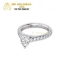 Lab Grown Diamond Pave Diamond Shank Ring (2)