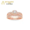 Low Cost Luxury 14K 0.33Ct Diamond Bridal Ring