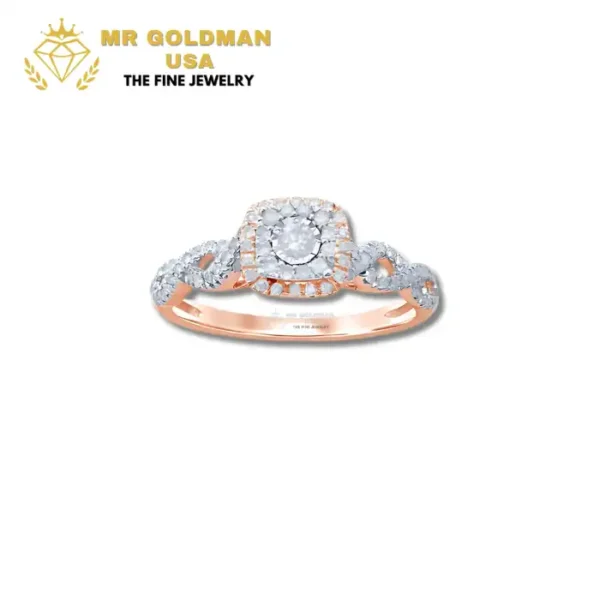 Promise ring Low Cost Luxury 14K 0.35Ct Diamond Ring