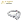 Smiling Rocks Lab Grown Diamond Halo Split Shank Ring (2)