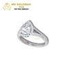 Smiling Rocks Lab Grown Diamond Halo Split Shank Ring (3)