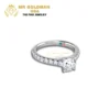 Smiling Rocks Lab Grown Diamond Pave Diamond Shank Ring (2)