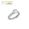 Smiling Rocks Lab Grown Diamond Pave Diamond Shank Ring (3)