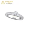 promise ring Low Cost Luxury 14K 0.20Ct Diamond Ring (2)