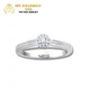 promise ring Low Cost Luxury 14K 0.20Ct Diamond Ring (3)