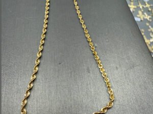 10K YG Hollow Rope 22" 2.2g 2mm