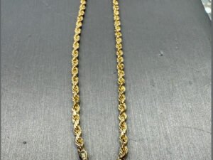 10K YG Hollow Rope 22" 5,6g 3mm