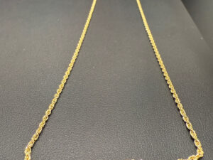 10K YG Hollow Rope 24" 1.4g 1mm