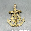 10K YG Mariner's Anchor Pendant 3.9g