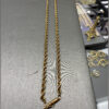 14K YG Solid Rope 20" 26.8g 3mm